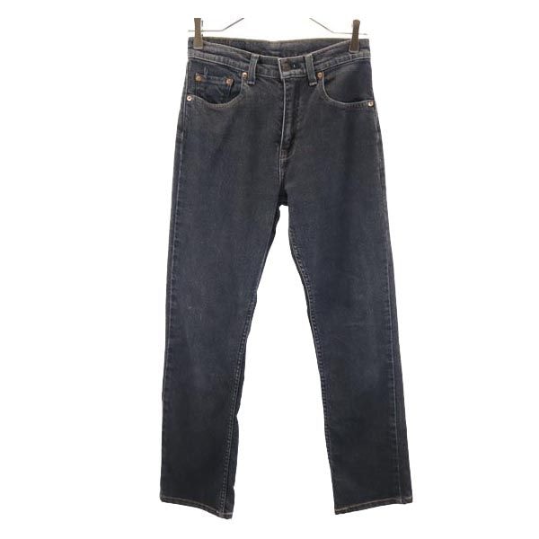 Levi's リーバイス 90s 552 日本製 ストレートデニムパンツ w27 ブラック ブラックデニム ジーパン