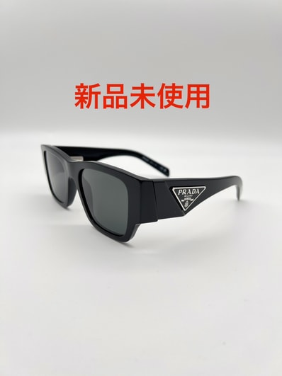 ☆新品未使用☆PRADA トライアングルロゴ サングラス ブラック