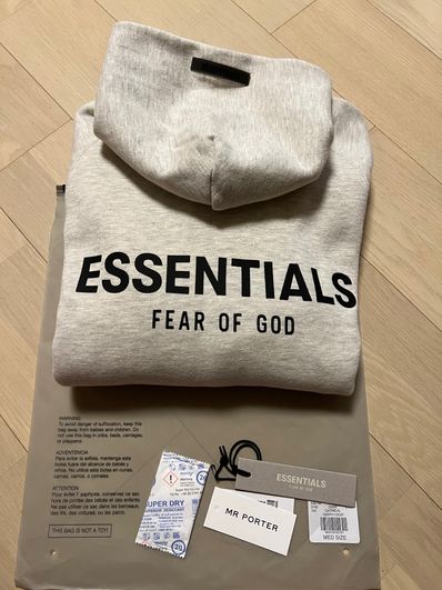 FEAR OF GOD ESSENTIALS Pullover Hoodie "Light Heather Oatmeal"