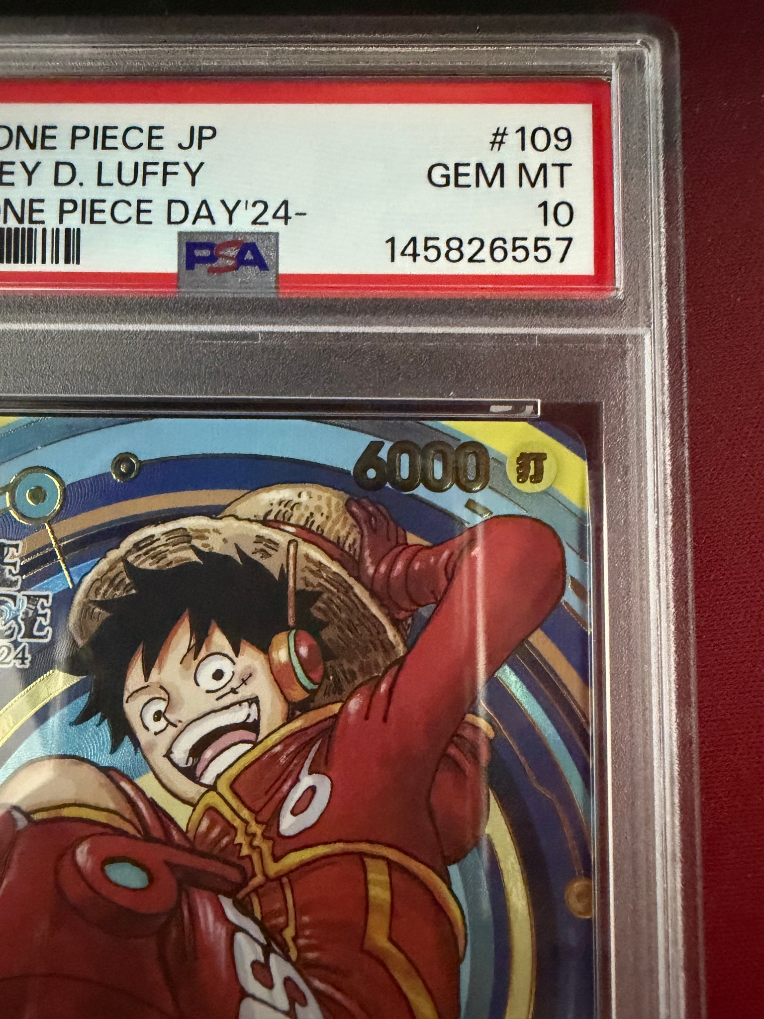 PSA10】モンキー・D・ルフィ SR [OP07-109](プレミアムカード