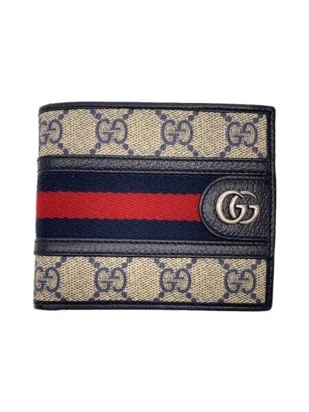GUCCI Ophidia GG Coin Wallet "Beige/Blue"