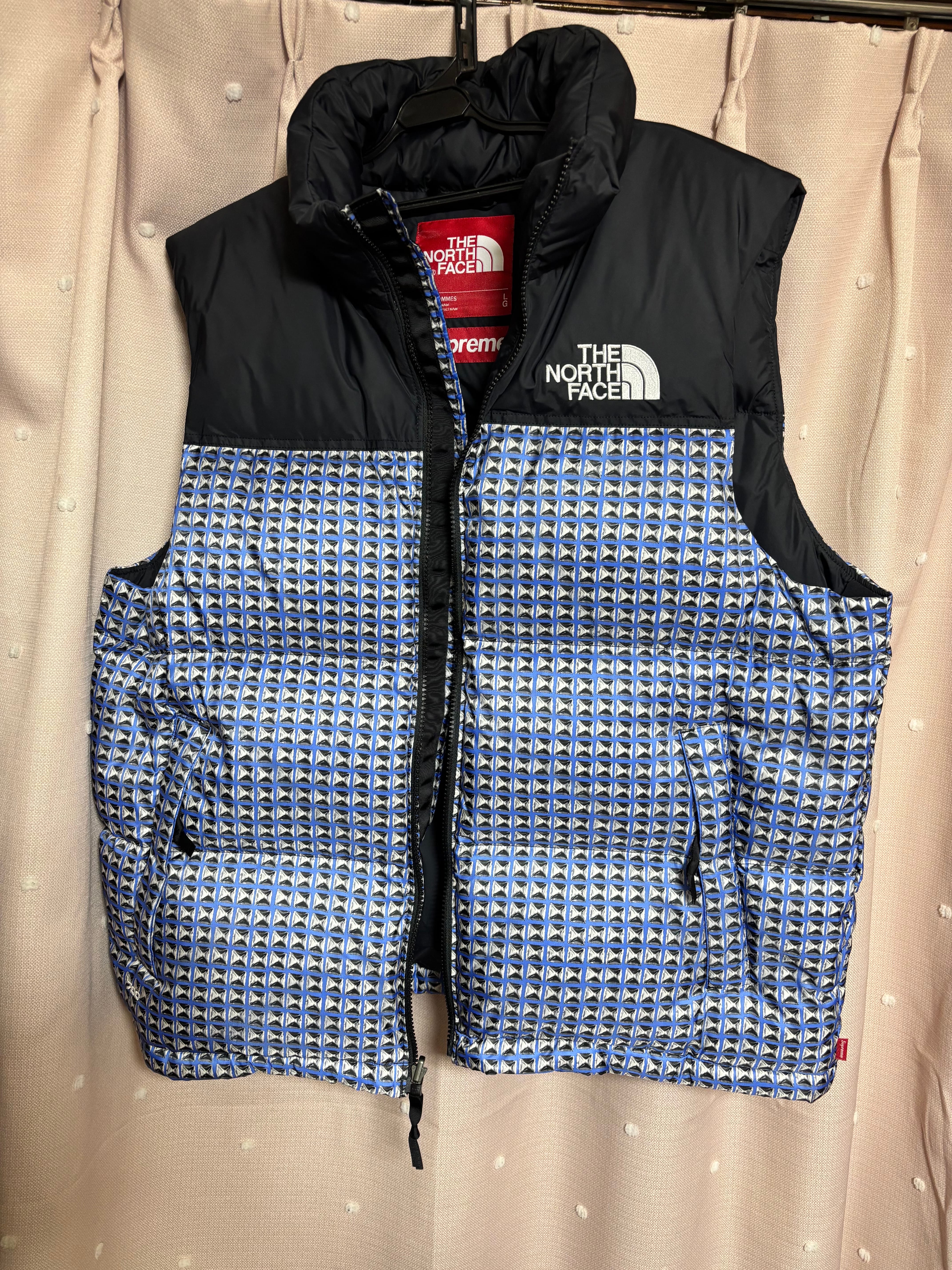 Supreme x The North Face Studded Nuptse Vest "Royal"