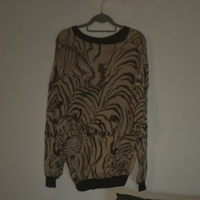WACKO MARIA TIM LEHI / KNIT JAQUARD SWEATER "Beige"