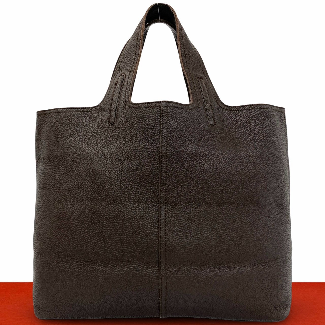 BOTTEGA VENETA ボッテガヴェネタ イントレチャート レザー トートバッグ ブラウン
 18717