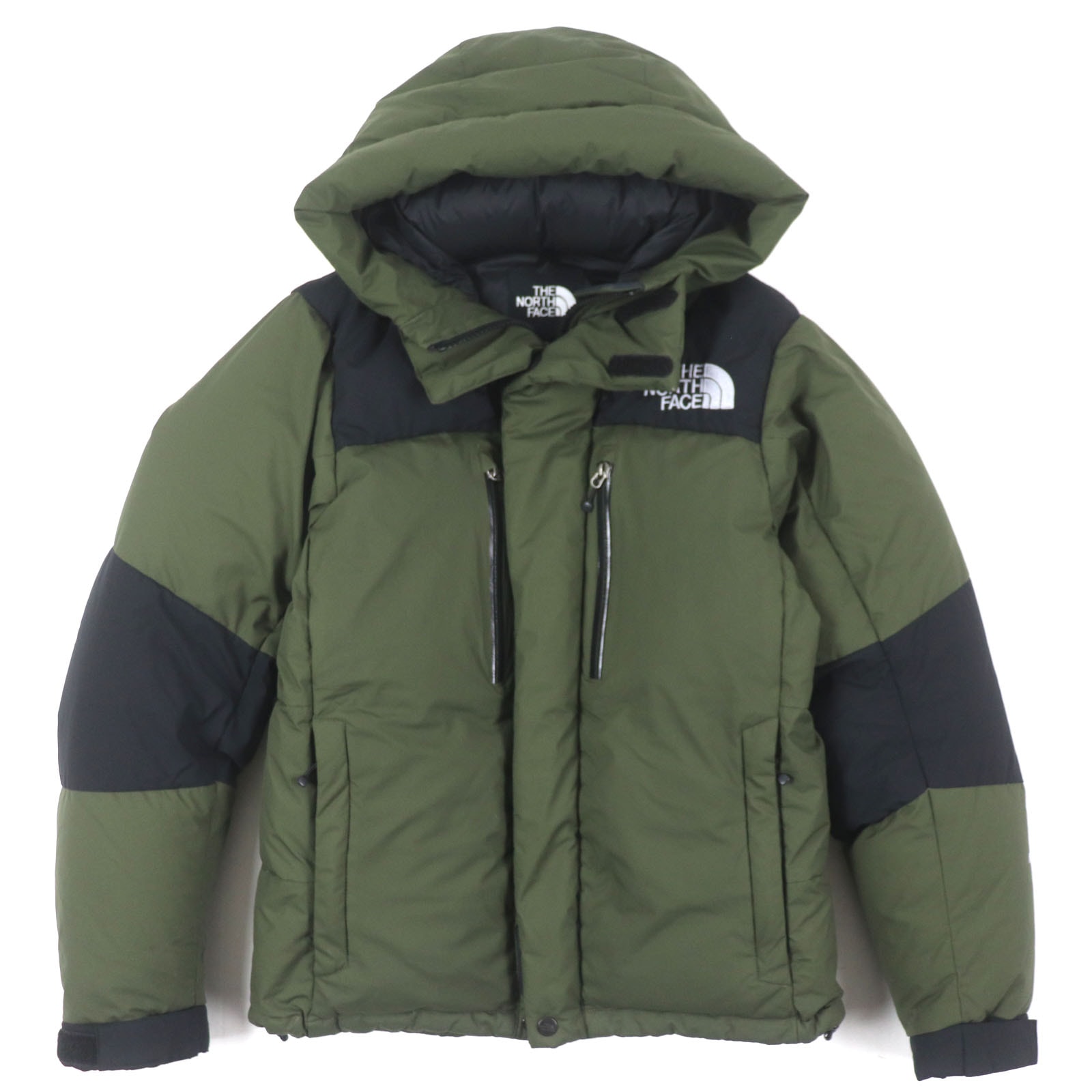 美品 ザ・ノースフェイス
 ダウンジャケット Baltro Light Jacket カーキ ブラック メンズ S ND91510