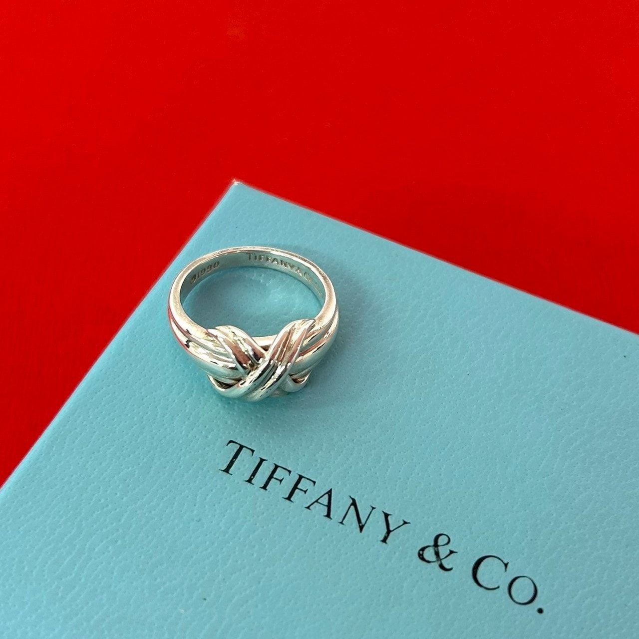 TIFFANY&Co. ティファニー シグネチャー リング シルバー925 リング・指輪 12号 シルバー
 29201