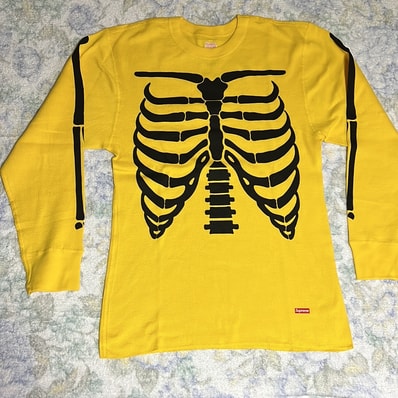 Supreme x Hanes Bones Thermal Crew (1 Pack) (25FW) "Yellow"