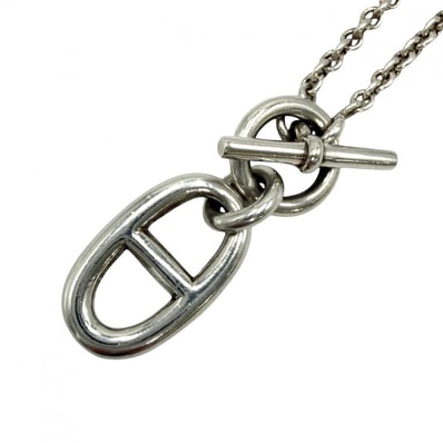 HERMES エルメス ネックレス シェーヌダンクル アミュレット ペンダント ジュエリー アクセサリー シルバー925 レディース 約10.8g【中古品】