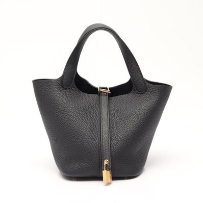 エルメス HERMES ピコタンロックPM ハンドバッグ バッグ レザー トリヨンクレマンス トリヨンクレマンス ブラック(エルメス) K刻印(2025年製造) レディース ブラック系 【中古】