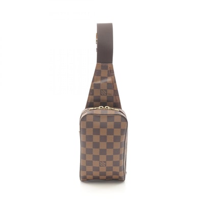 ルイ・ヴィトン LOUIS VUITTON ジェロニモス ウエストバッグ ボディバッグ バッグ PVCコーティングキャンバス ダミエ エベヌ メンズ レディース ブラウン系 N51994 【中古】