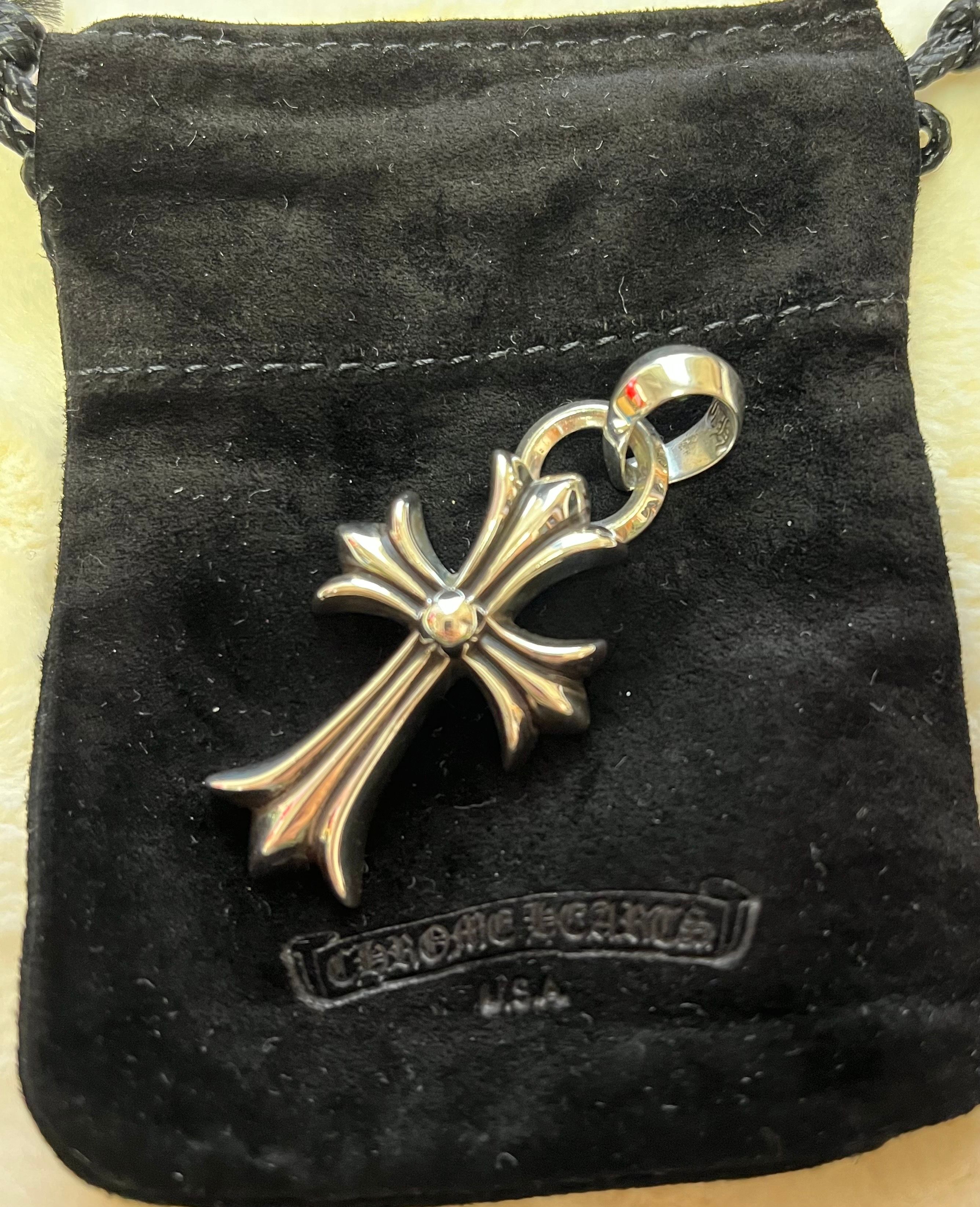 Chrome Hearts CH Cross Pendant Small / Plain Bail "Silver"