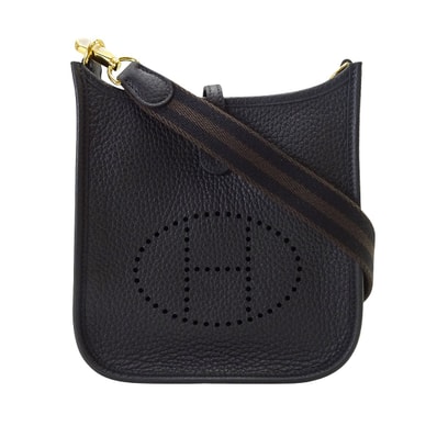 【恵比寿明治通り店】HERMES エルメス ショルダーバッグ エヴリン(エブリン) 16 TPM アマゾン サングル 黒 (ブラック) トリヨンクレマンス ゴールド金具 W刻印 準新品
