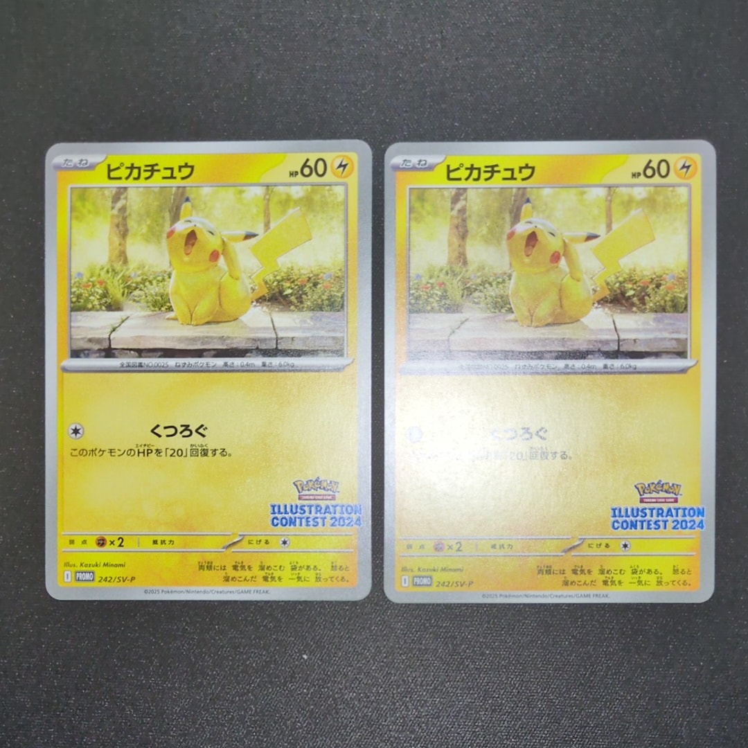 ピカチュウ [SV-P 242](プロモカードパック「イラストレーションコンテスト 2024 受賞作品プロモカード化記念キャンペーン」)