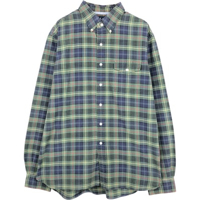 古着 ラルフローレン Ralph Lauren 長袖 ボタンダウンチェックシャツ メンズL相当/eaa659215