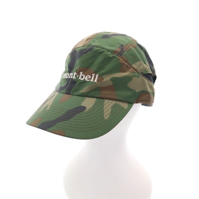 mont-bell モンベル カモフラ柄 キャップ M/L カーキ 迷彩 アウトドア