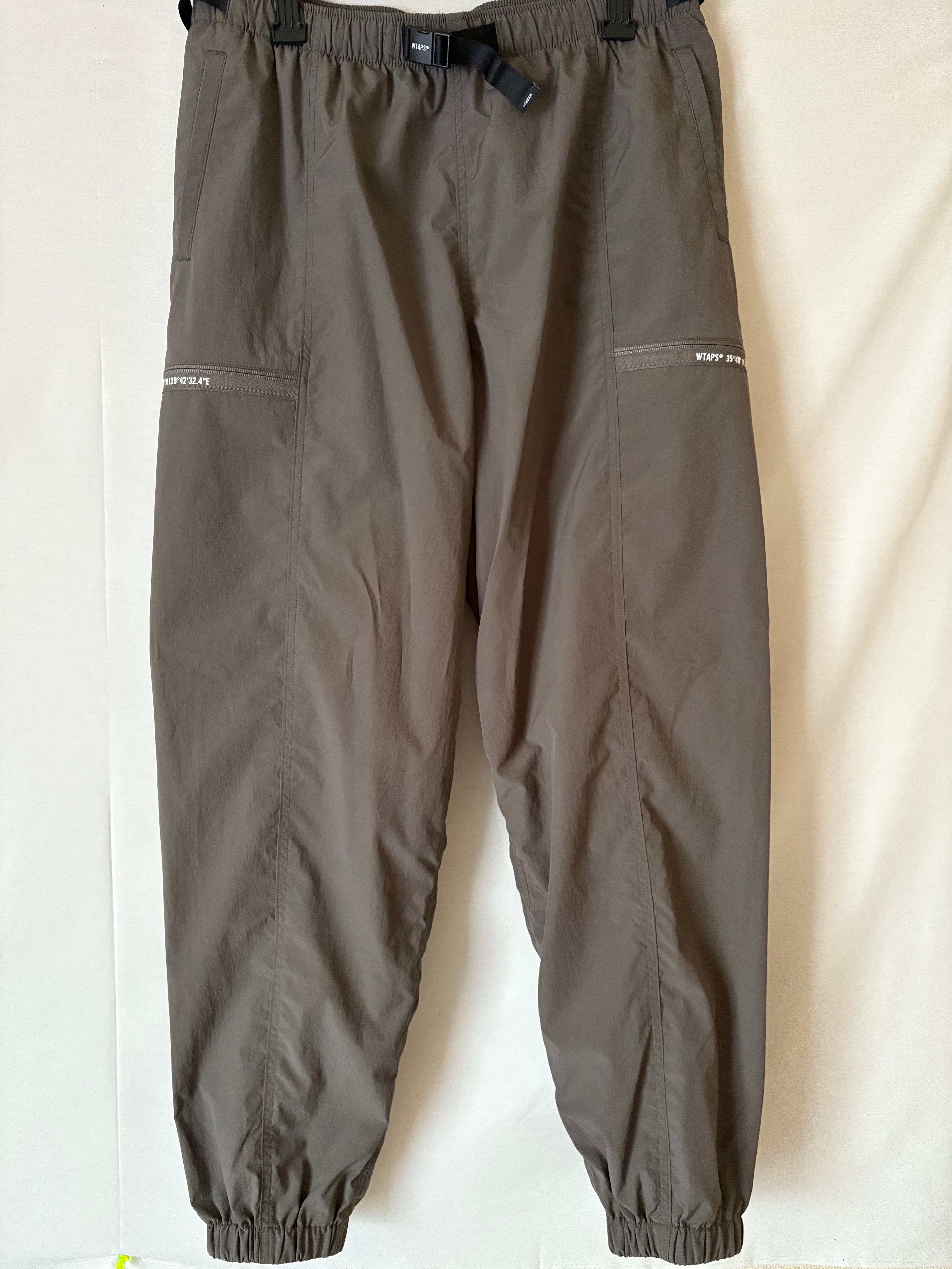 ダブルタップス SPST2002 / パンツ / ポリ. タッサー "グレージュ" 241CWDT-PTM03
