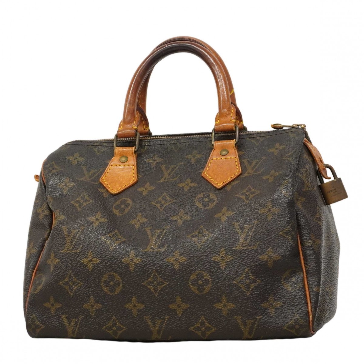 【6db2172】ルイヴィトン ハンドバッグ モノグラム スピーディ25 M41109 ブラウン【中古】レディース