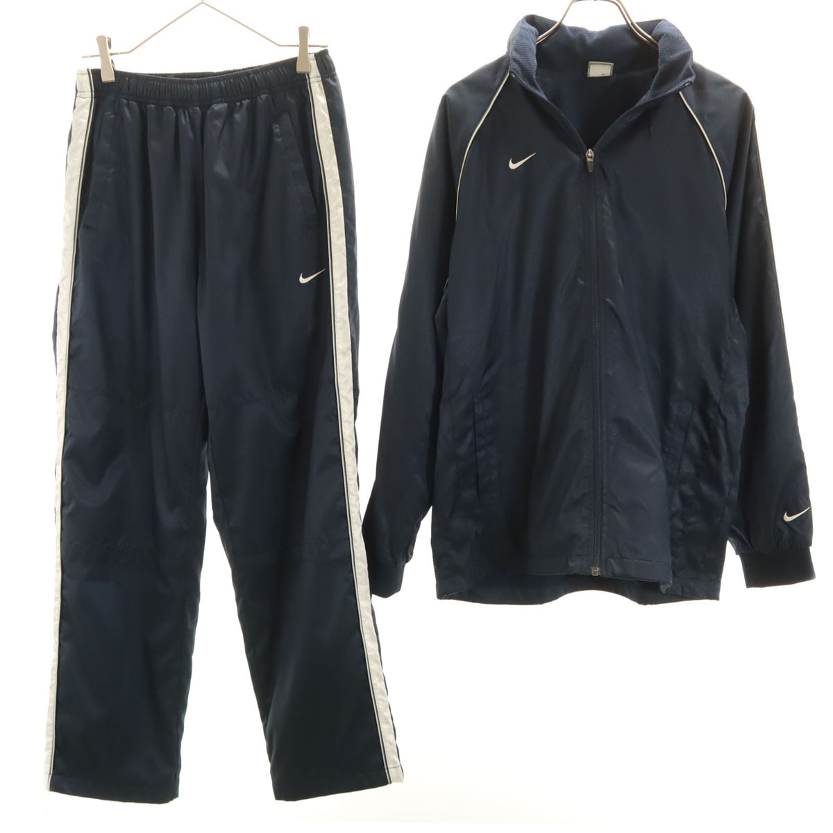 NIKE ナイキ トレーニング ジップジャケット 上下セットアップ M ネイビー