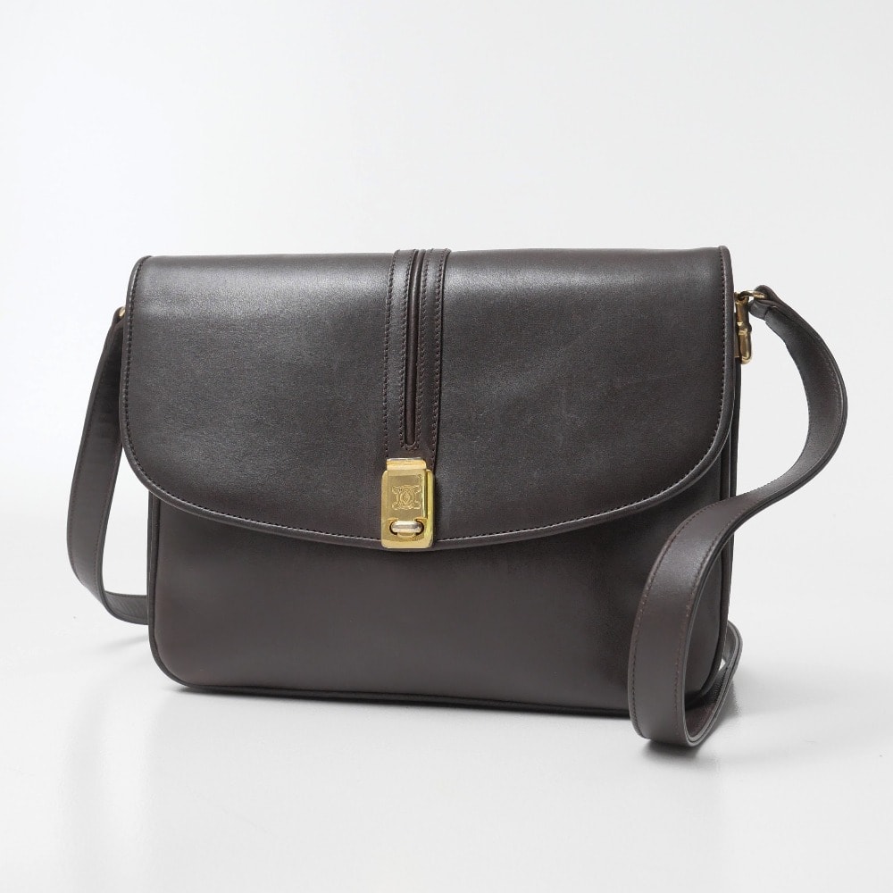 OLD CELINE オールドセリーヌ ヴィンテージ ショルダーバッグ ミニバッグ 鞄 イタリア製 ブランド古着【中古】20260923/RB0734