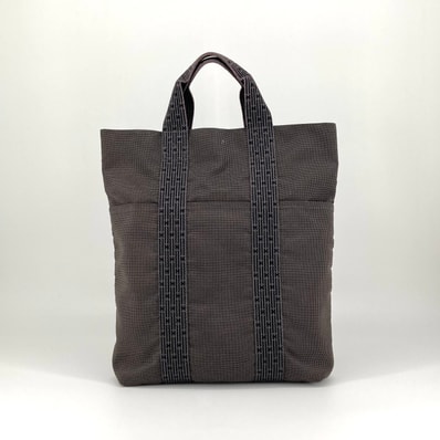 HERMES(エルメス) エールラインカバス トートバッグ グレー