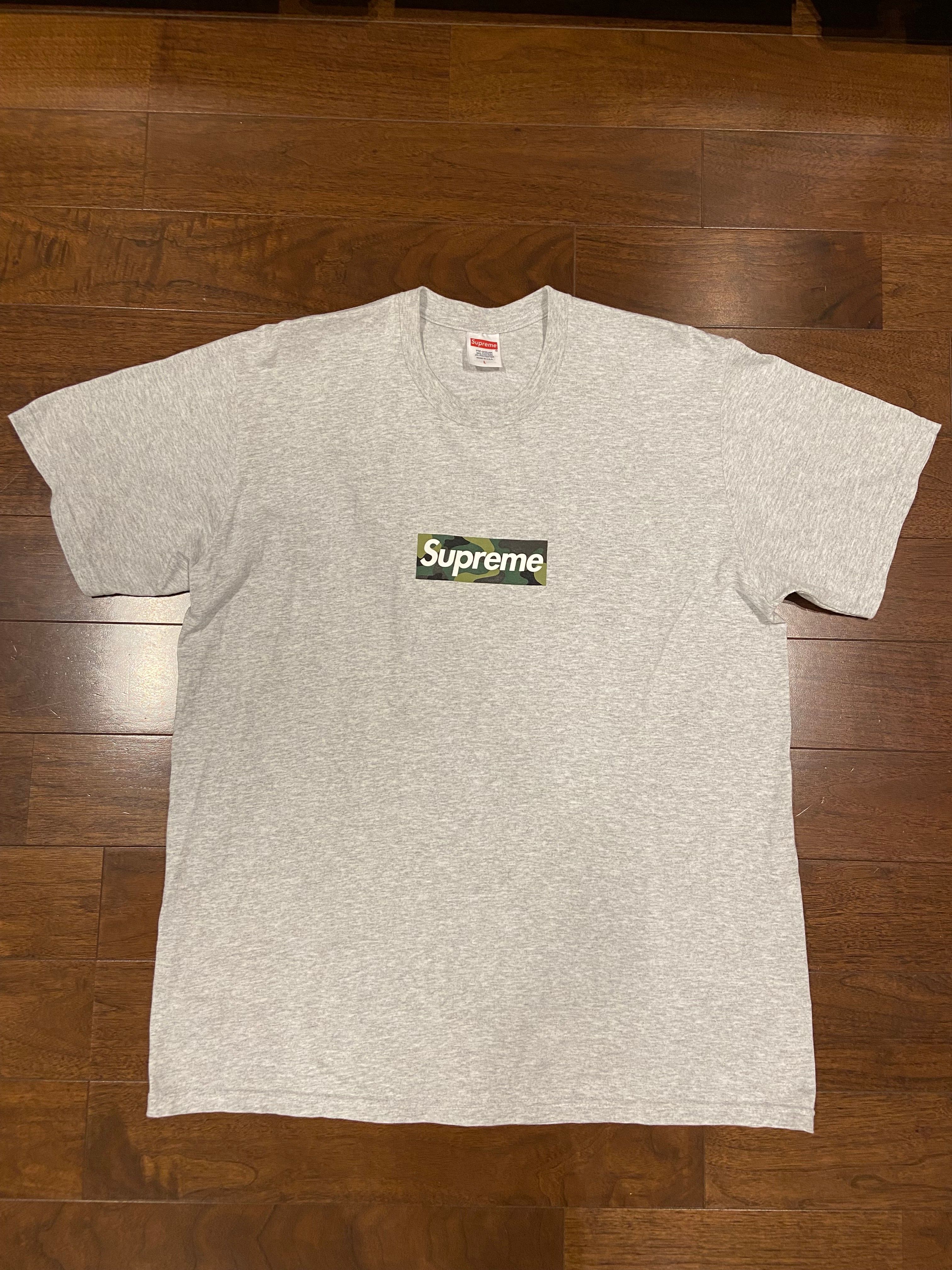 Supreme Box Logo Tee "Ash Grey" (23FW)
