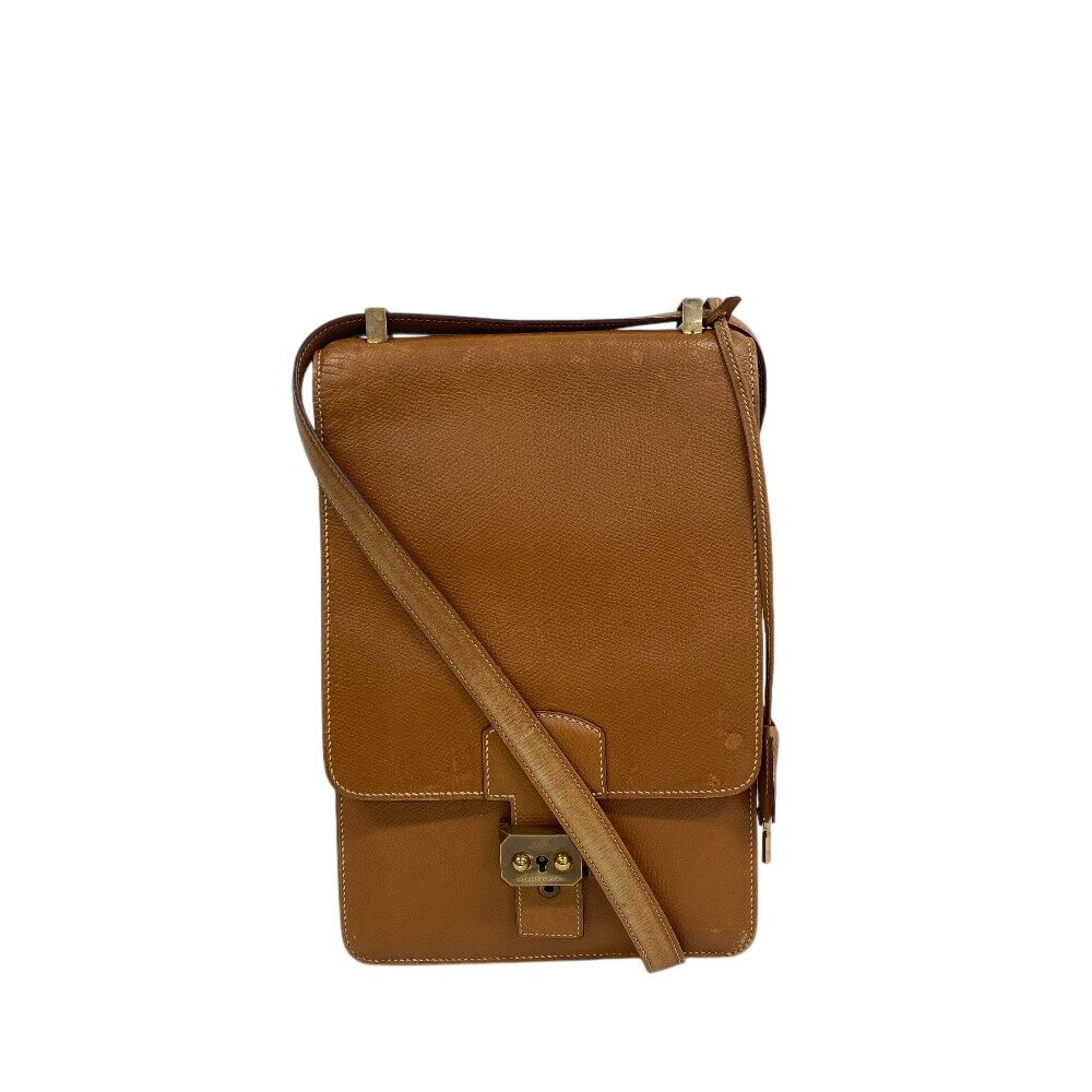 エルメス HERMES ショルダーバッグ サックアデペッシュDPLG ベージュ