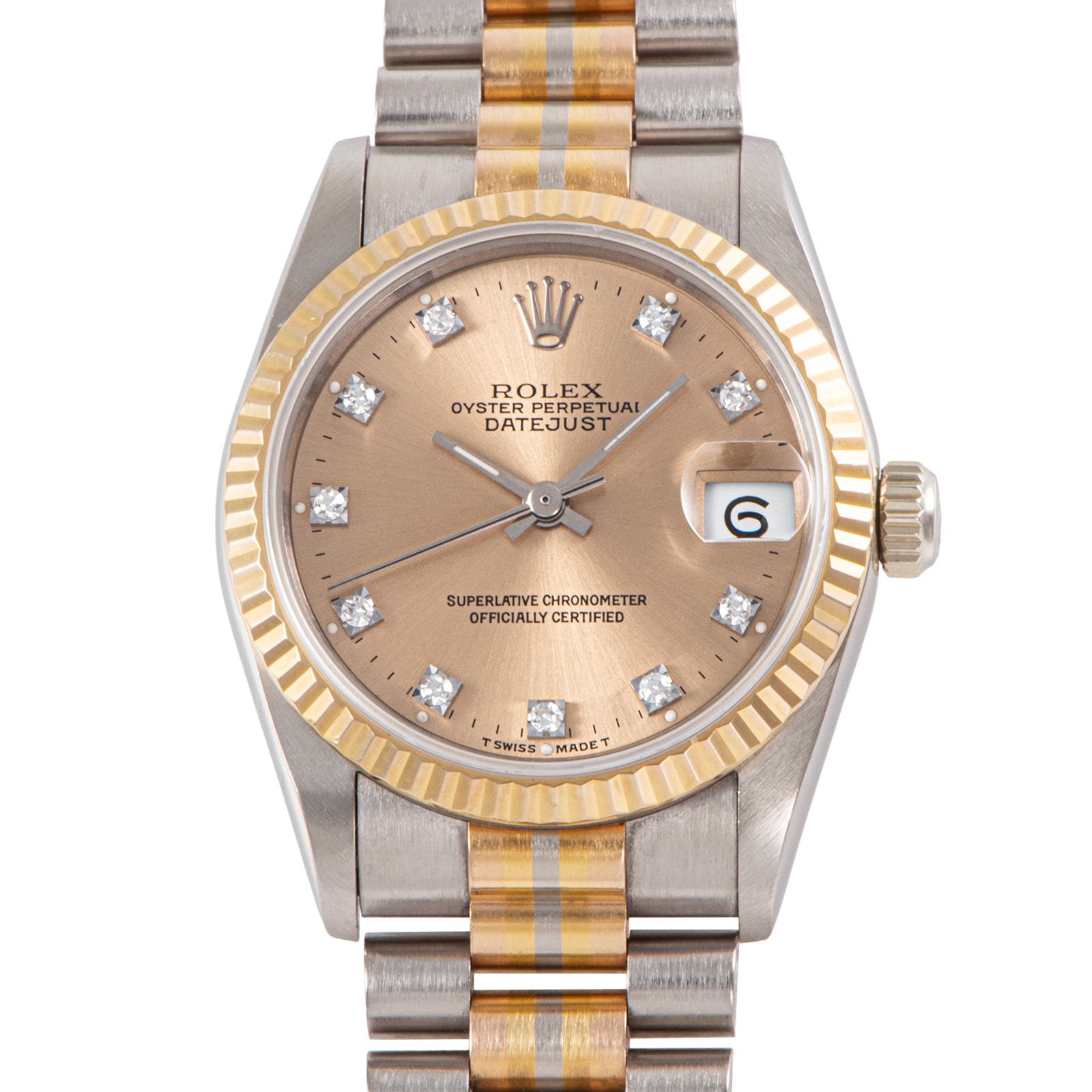ROLEX ロレックス デイトジャスト31 トリドール 68279BIC S番 YG/WG/PG【中古】