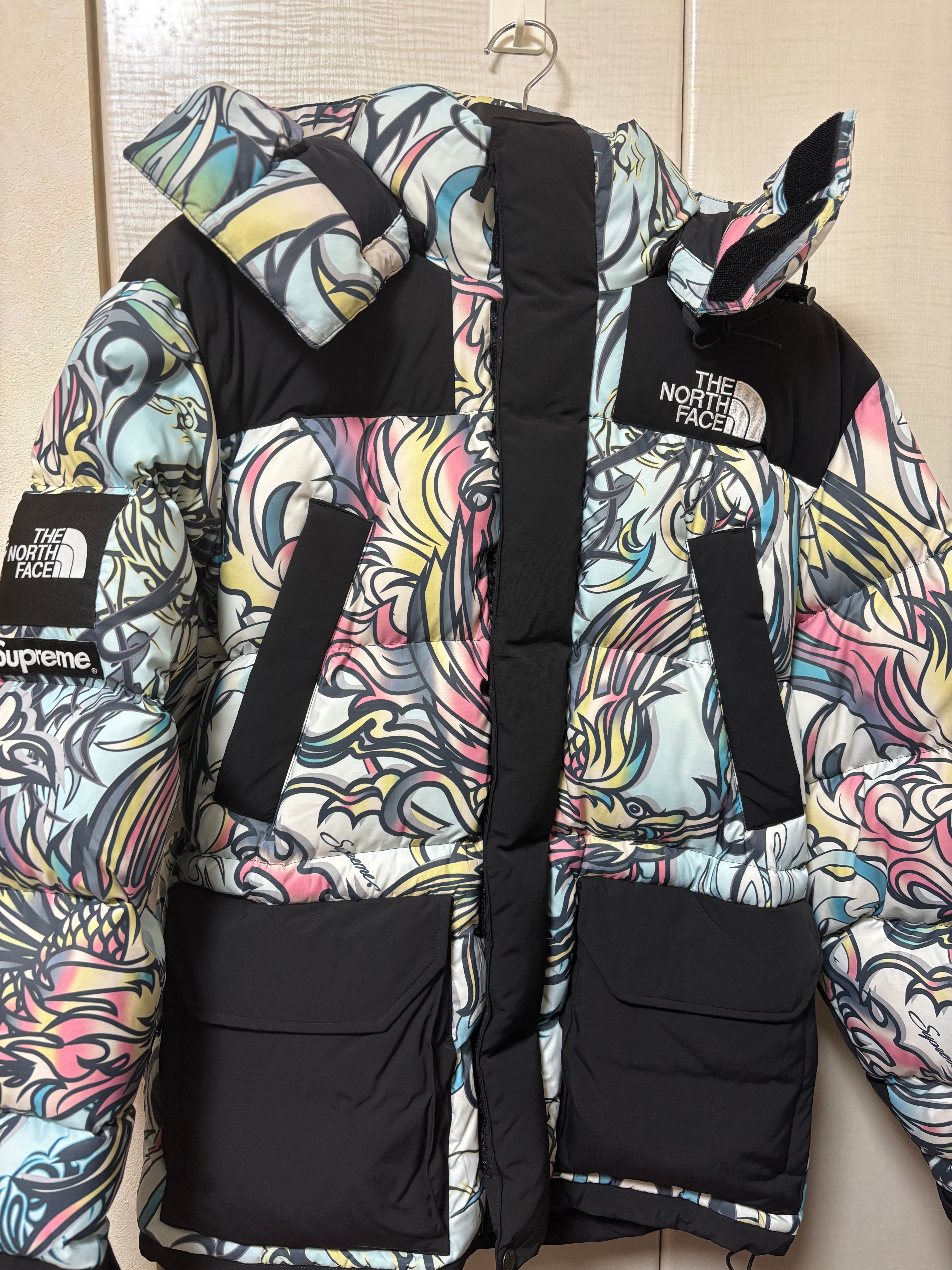 Supreme x The North Face 700-Fill Down Parka "Multicolor Dragon" NF0A82R3 / ND52206I