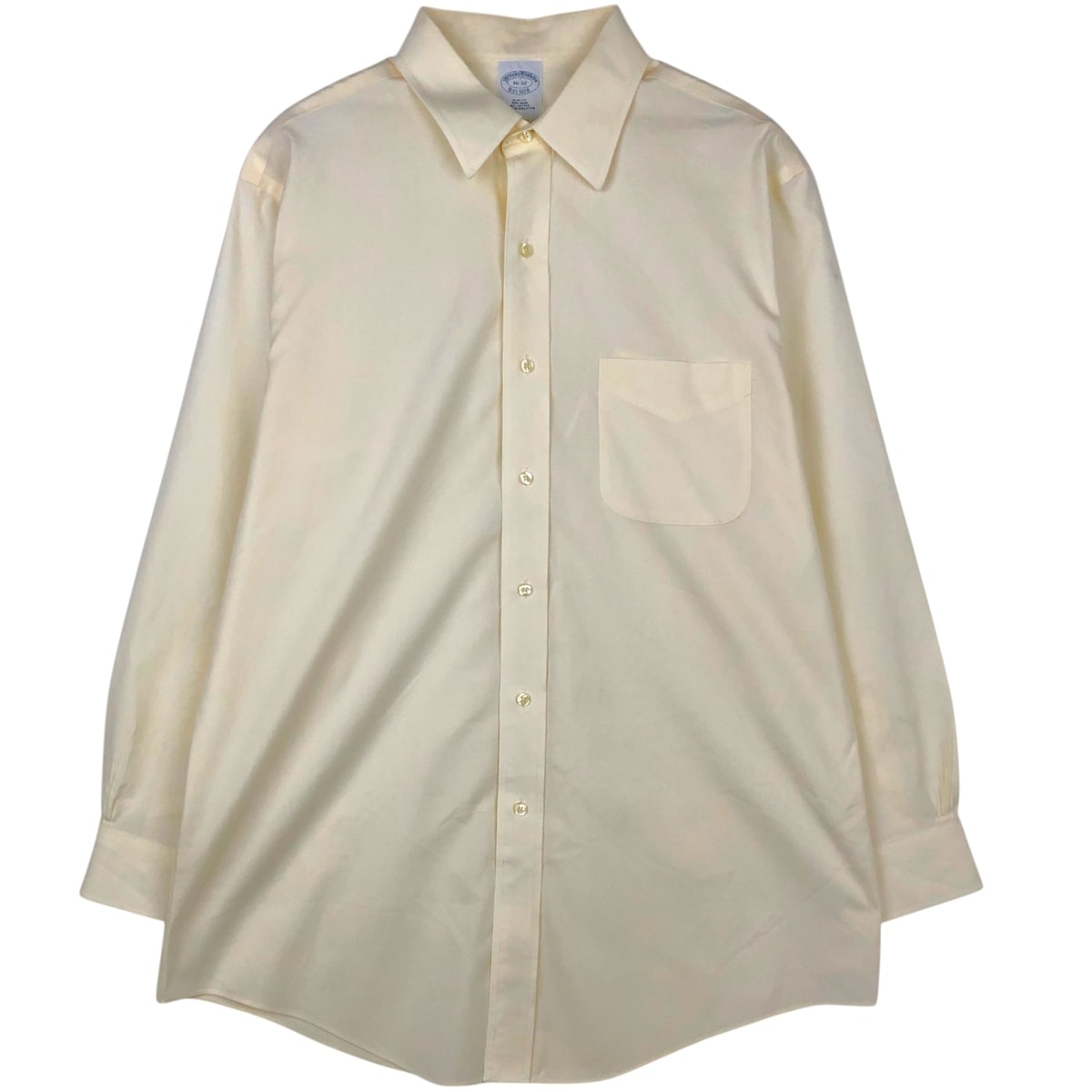 古着 ブルックスブラザーズ Brooks Brothers Est.1818 SLIM FIT 長袖 コットンシャツ メンズL相当/eaa632028