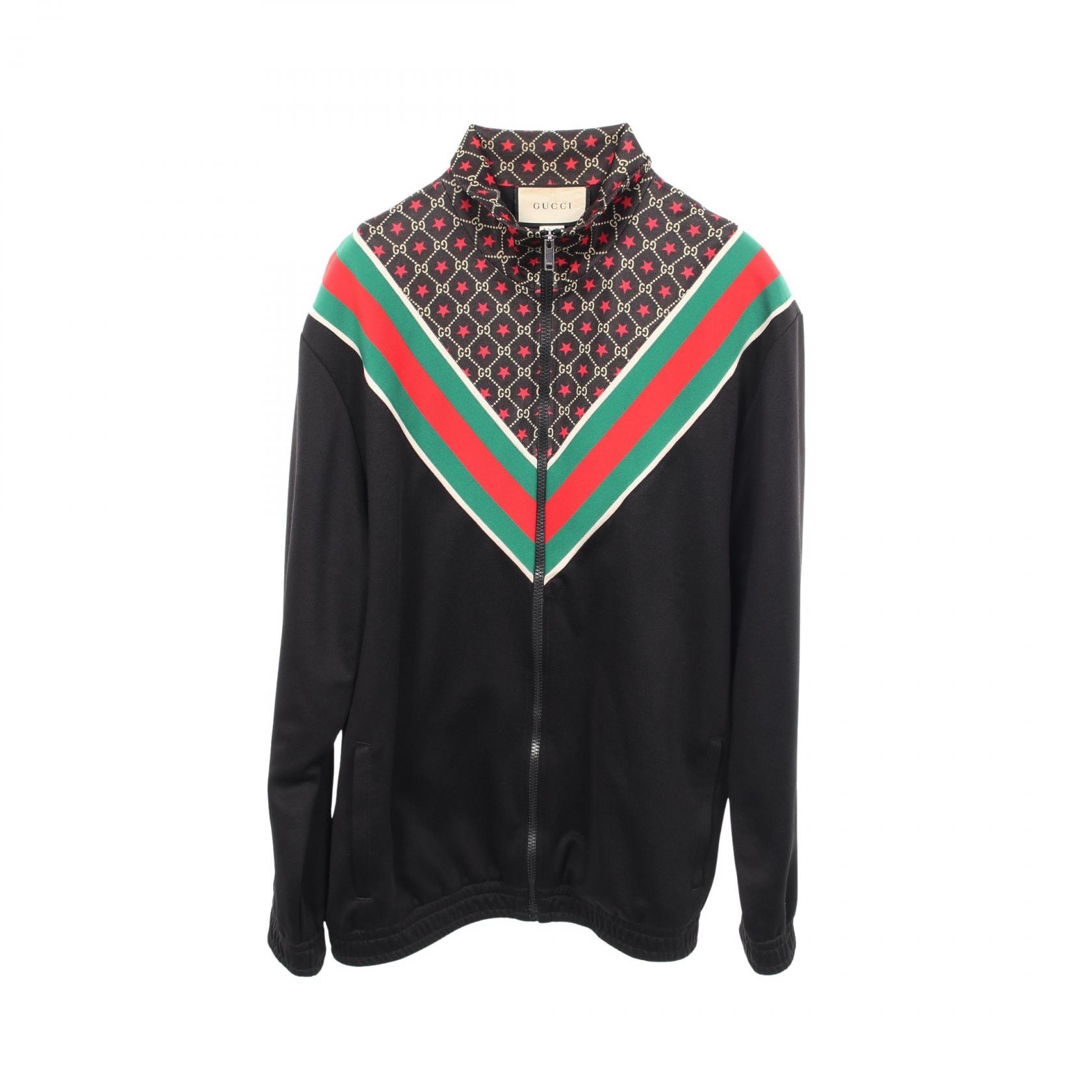 グッチ GUCCI GGスター シェリーライン 衣料品 アウター ポリエステル / コットン メンズ ブラック系 / マルチカラー 【中古】