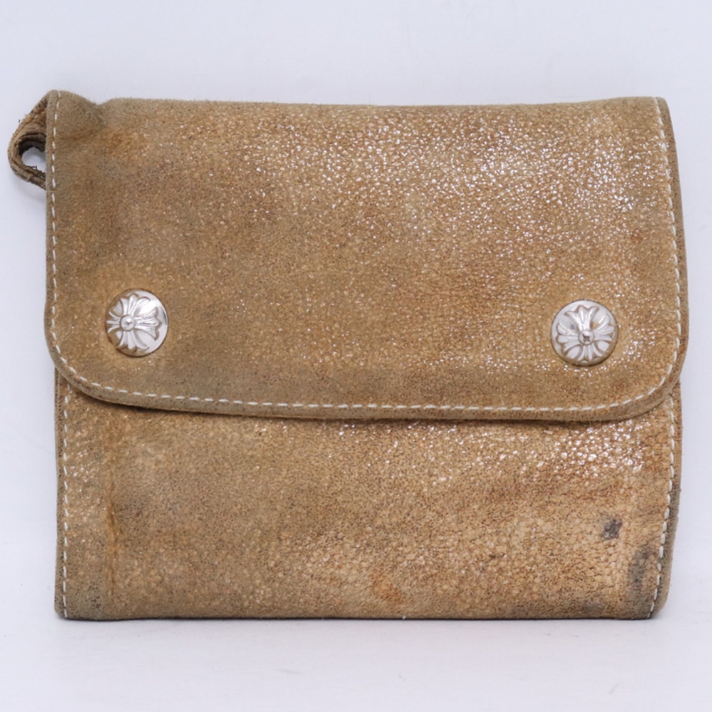 CHROME HEARTS ウェーブミニ レザーウォレット