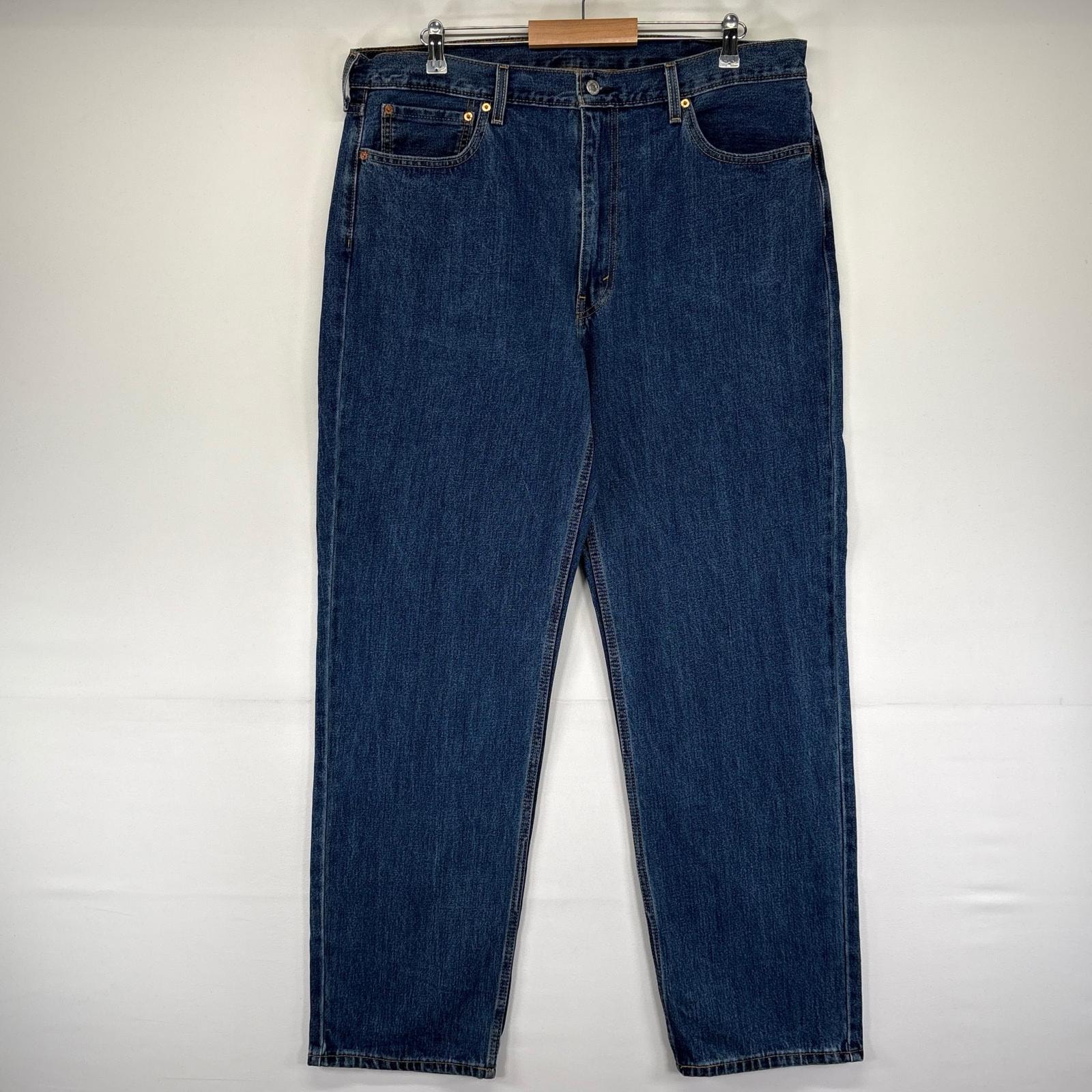 古着 リーバイス Levi's デニム パンツ デニムパンツ  550 テーパード ジッパーフライ 5ポケット 大きいサイズ W40×L34  ブルー系 メンズ