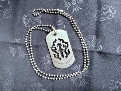 Chrome Hearts D Tag LRG Dagger "Silver"