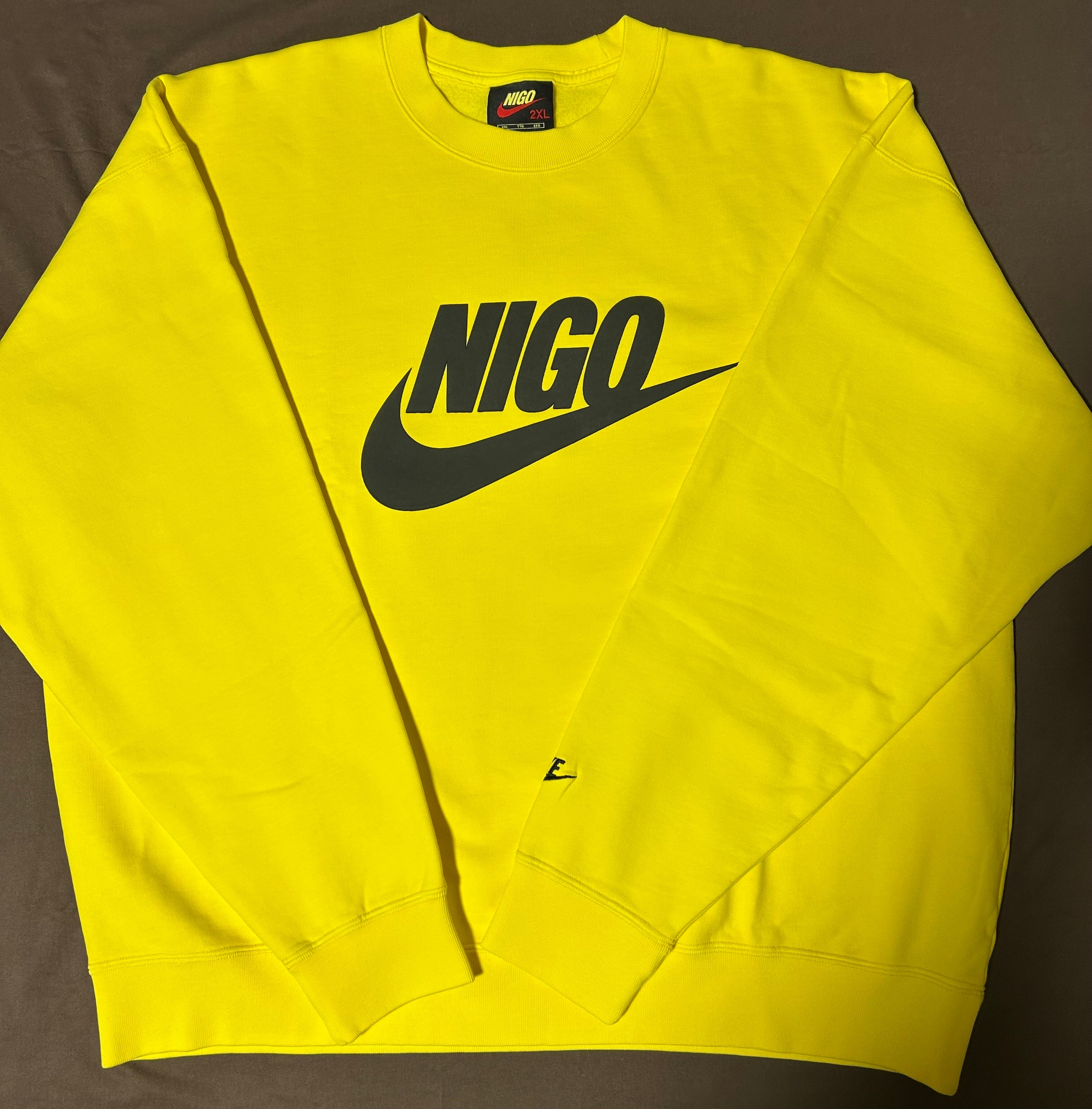 NIGO x Nike NRG Crew Fleece "Yellow"(NIGO)