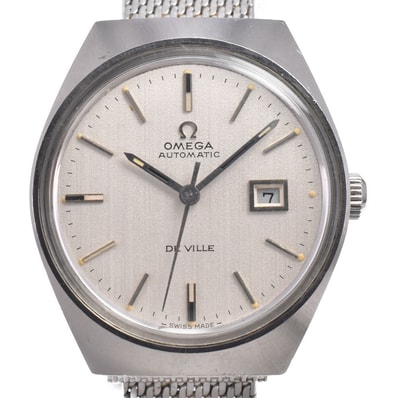 オメガ OMEGA TOOL103 デビル シルバー 自動巻き レディース 良品 腕時計 M#150731