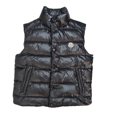 MONCLER モンクレール TIB ティブ ロゴワッペン 1 Mサイズ ダウンベスト 020914135050 ナイロン ブラック メンズ【中古】