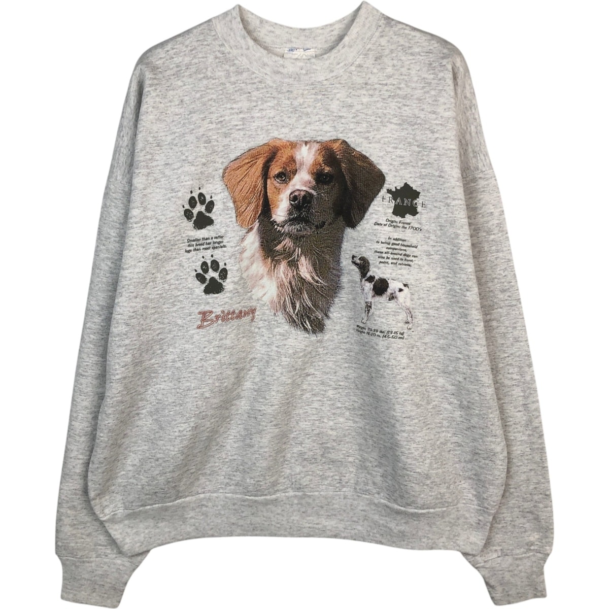 古着 90年代 ヘインズ Hanes COMFORTBLEND 犬柄 アニマル スウェットシャツ トレーナー メンズXL相当 ヴィンテージ/eaa624629