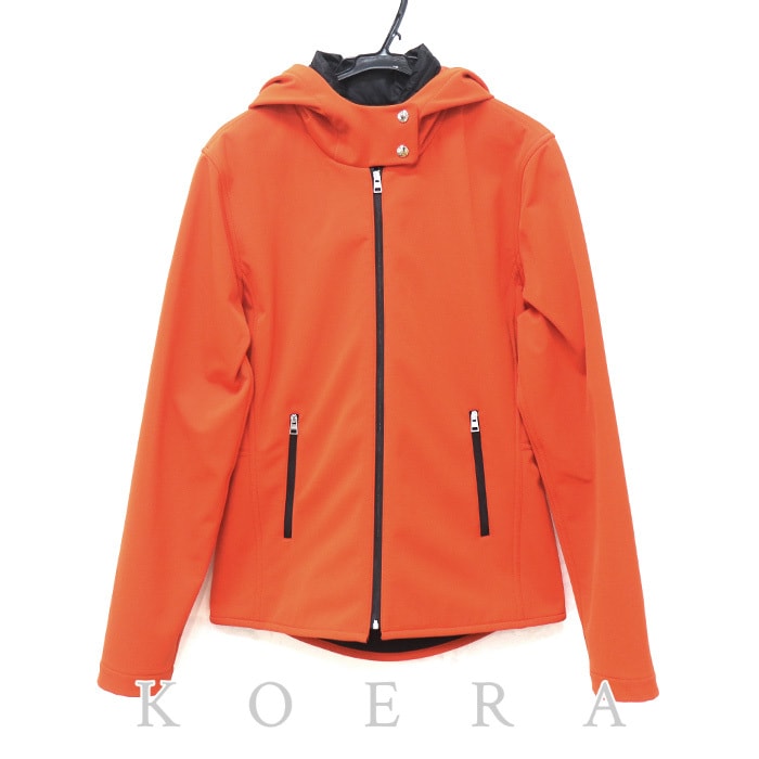 HERMES エルメス ソフトシェル パーカー オレンジ 800265E 02M M レディース【中古】