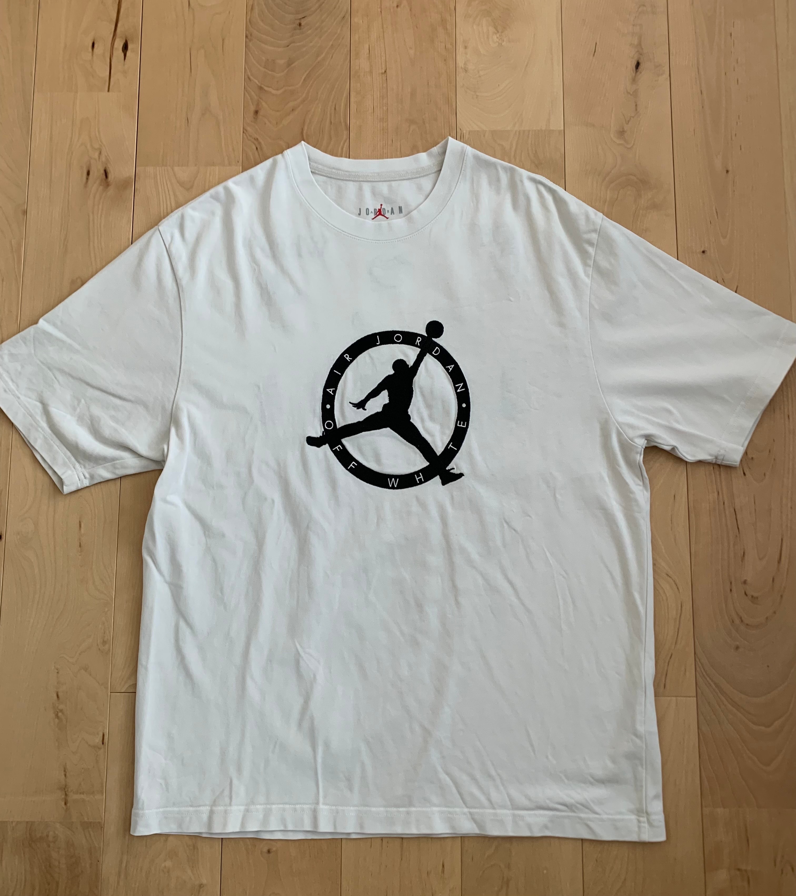 Air Jordan Off-WhiteTM️ Short Sleeve T-shrit "Gray"