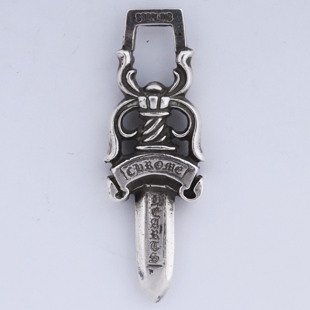 Chrome Hearts #10 Dagger Pendant "Silver"