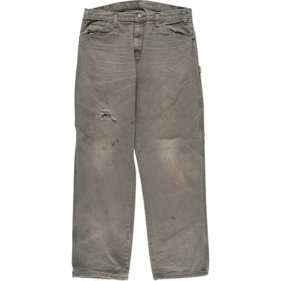 古着 ディッキーズ Dickies ダックペインターパンツ メンズw34相当/eaa526308