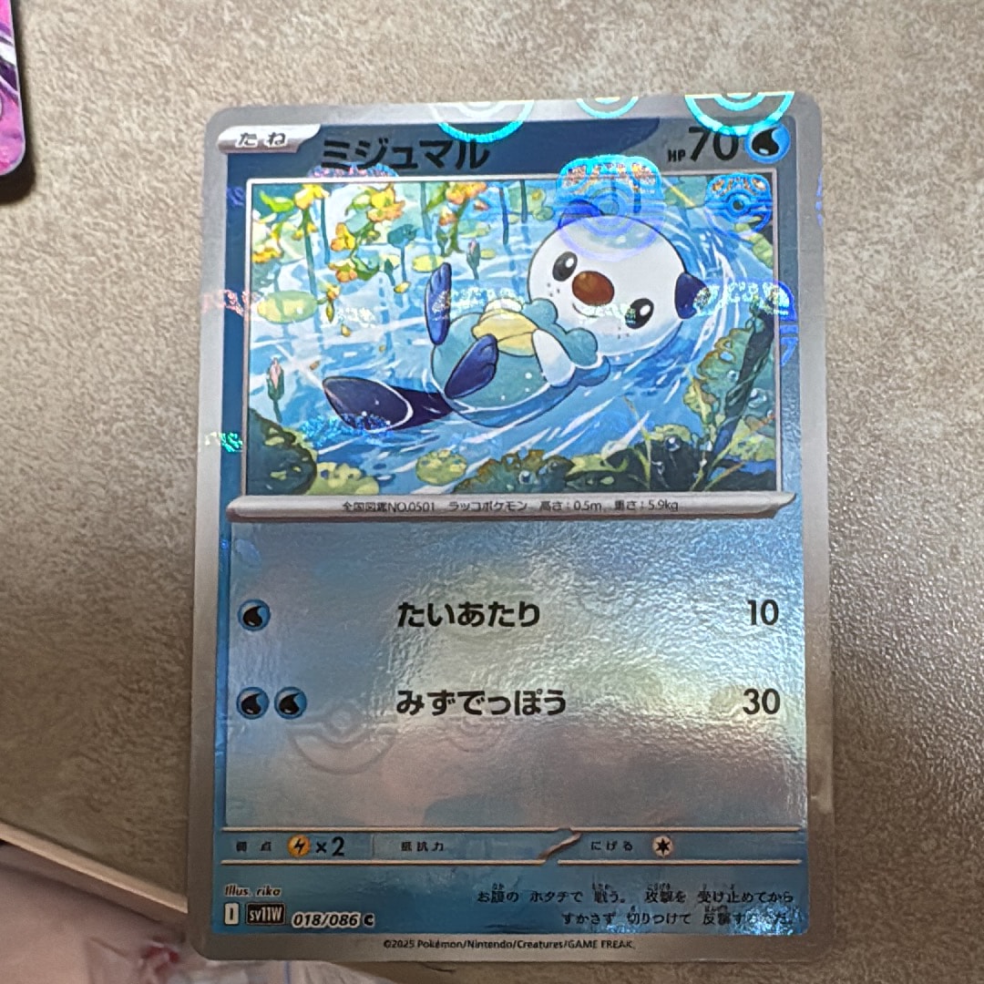 ミジュマル C :マスターボールミラー [SV11W 018/086](拡張パック「ホワイトフレア」)