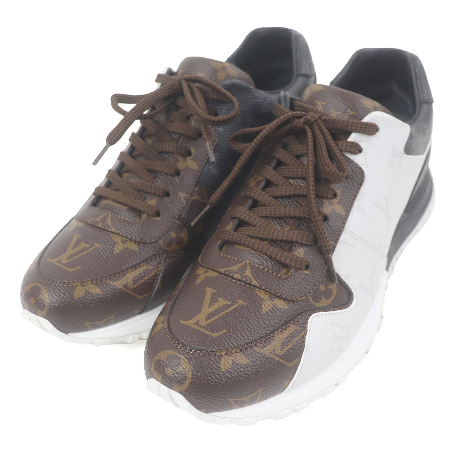 極美品 ルイヴィトン
 ローカットスニーカー LV ランアウェイ・ライン ホワイト ブラウン ブラック メンズ 7