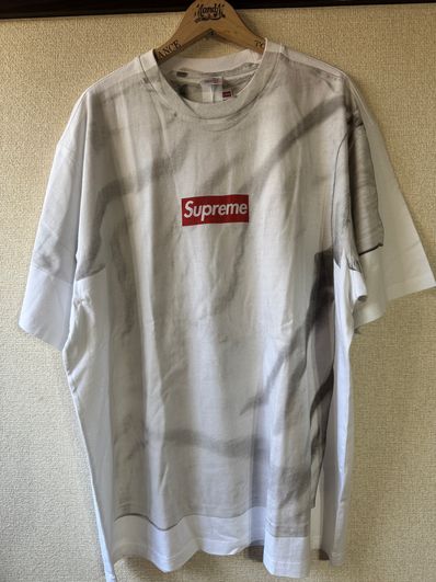 Supreme x MM6 Maison Margiela Box Logo Tee "White"