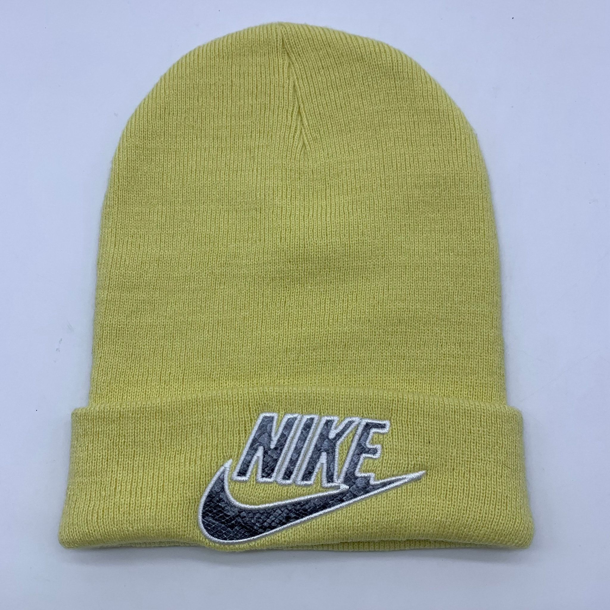Supreme x Nike Snakeskin Beanie "Yellow"