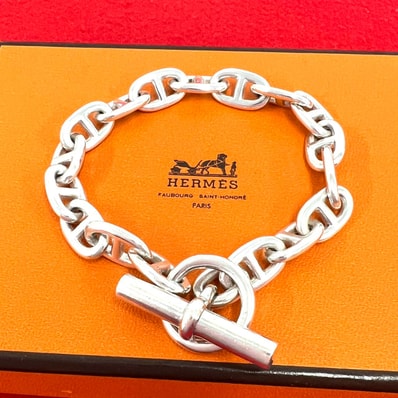 HERMES エルメス シェーヌダンクル MM 17コマ マルジェラ期 ブレスレット シルバー925 ブレスレット シルバー
39552