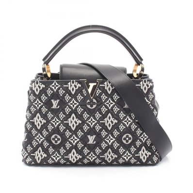 ルイ・ヴィトン LOUIS VUITTON カプシーヌMM Since1854 2WAY ハンドバッグ バッグ レザー カーフ ノワール レディース ブラック系 M57358 【中古】