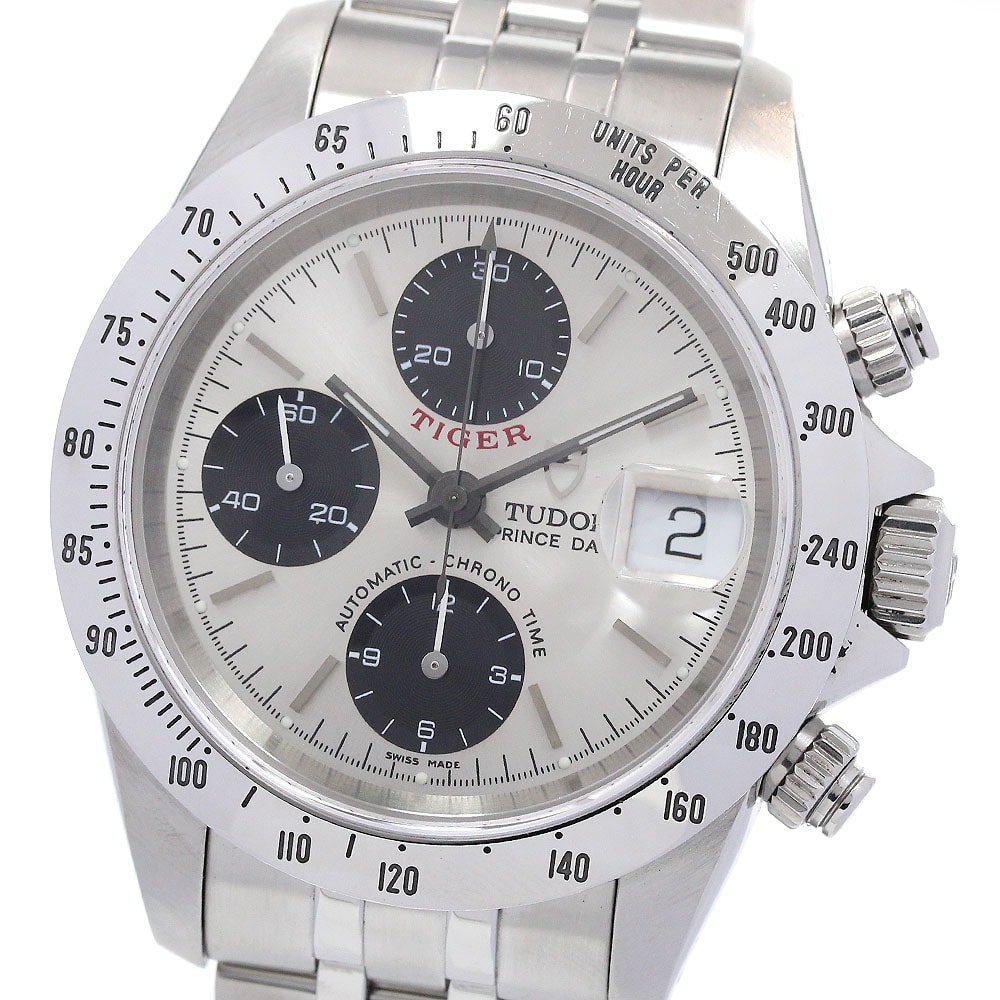 チュードル プリンスデイト クロノタイム タイガー メンズ 【中古】