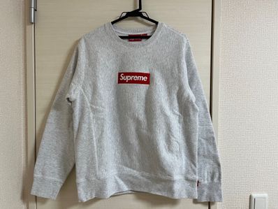 Supreme Box Logo Crewneck Sweatshirt "Ash Grey" (18FW)