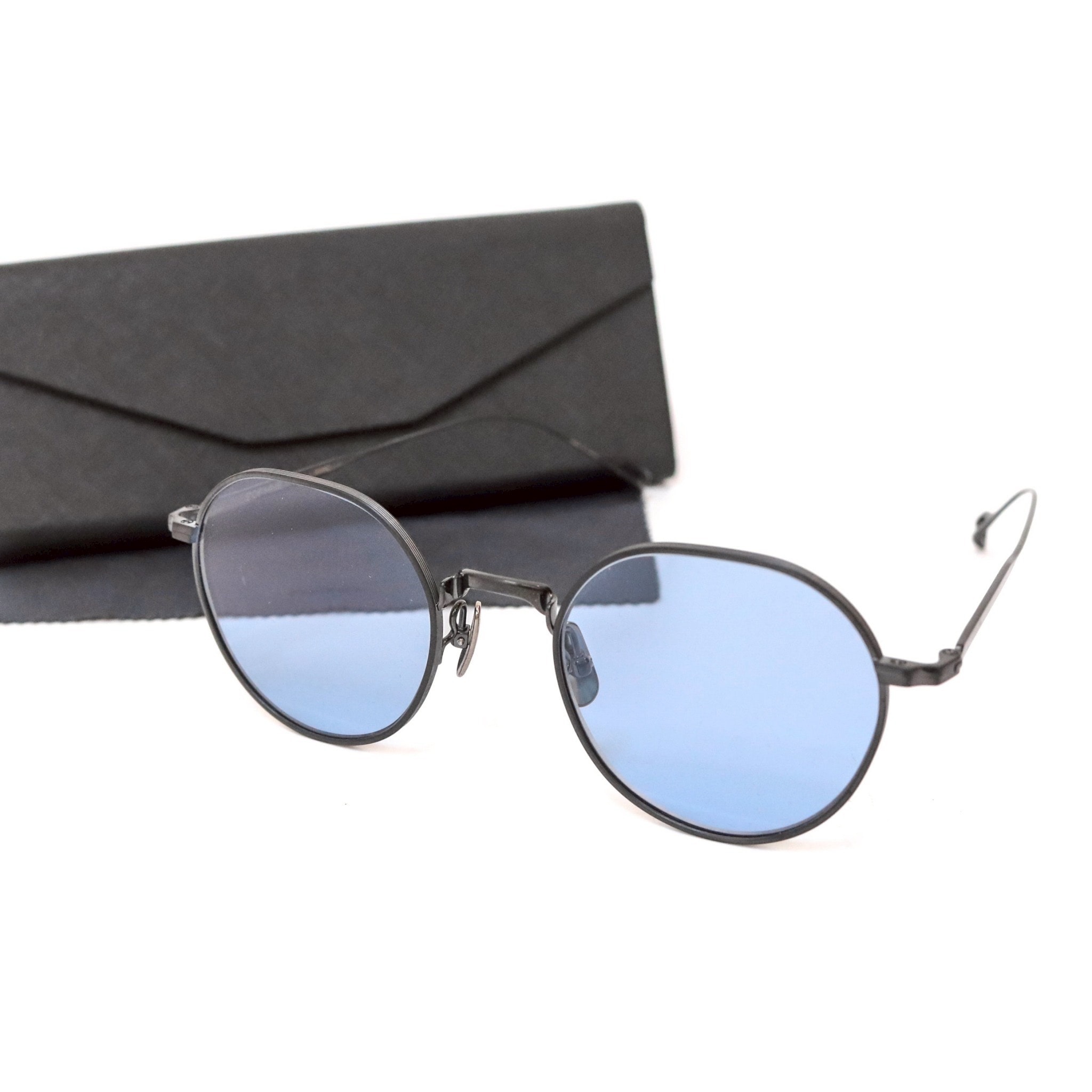 【極品】SOPHNET ソフネット メタル サングラス 金子眼鏡 度無し 黒